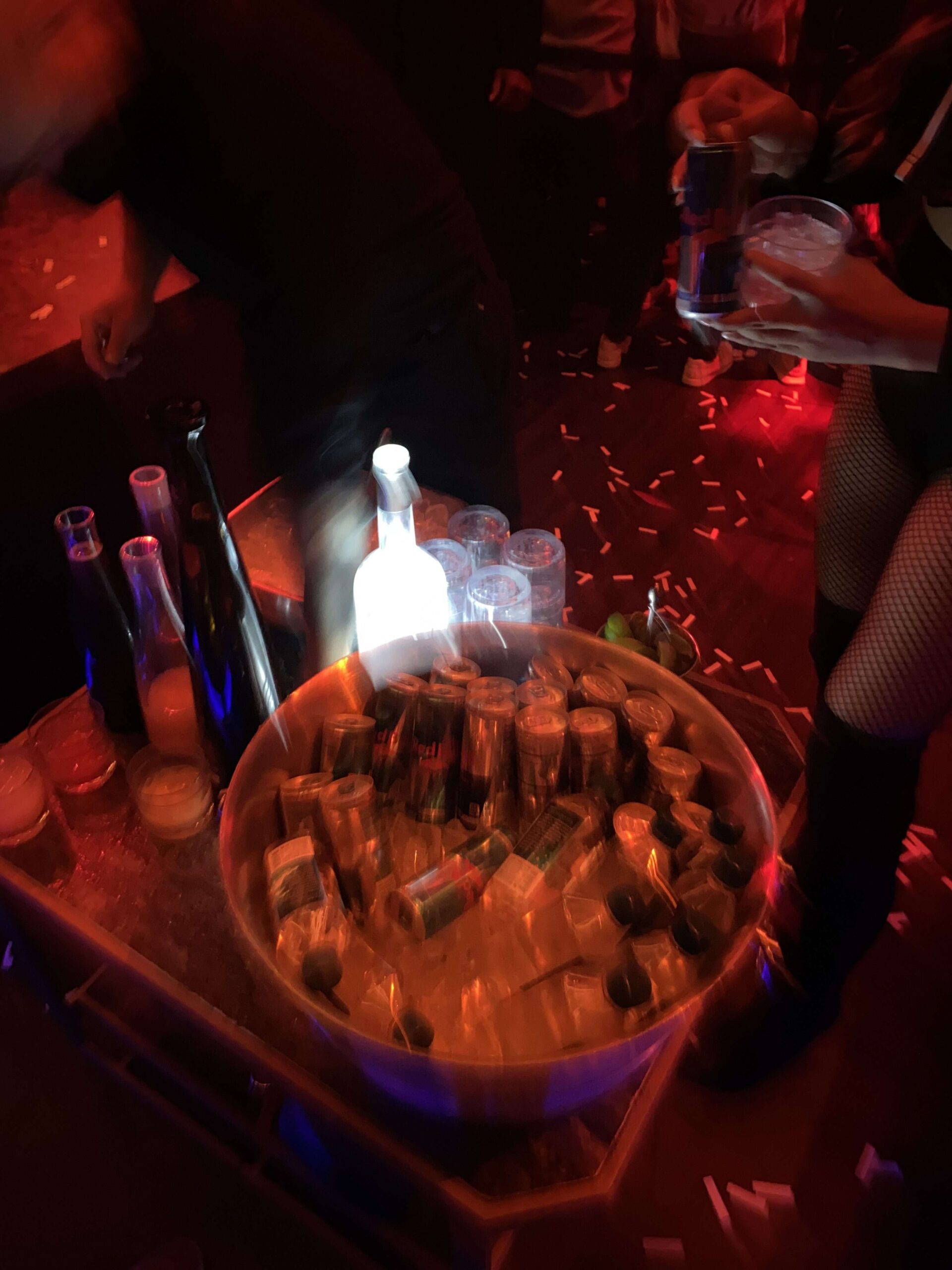 bottle service at XS Vegas Prosper Show